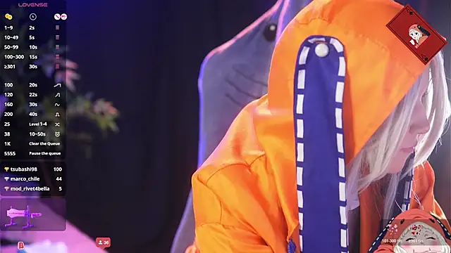 Bella-Franco: διαδικτυακό σόου στην κάμερα