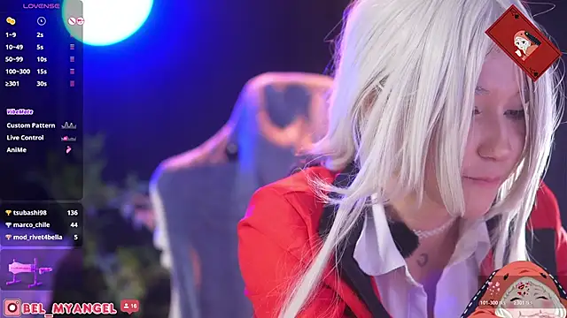 Bella-Franco Pertunjukan Webcam