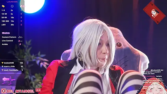 Bella-Franco Show in webcam