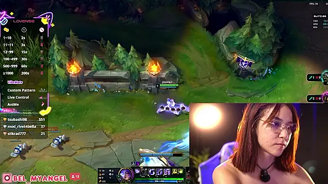 Show webcam de Bella-Franco