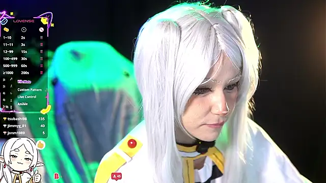 Bella-Franco webcam show