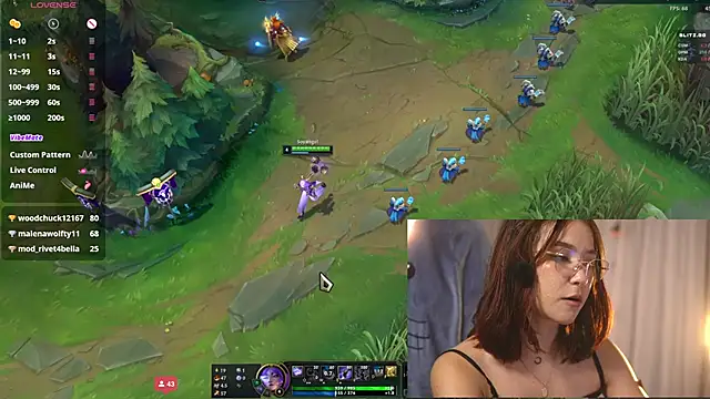 Bella-Franco Pertunjukan Webcam