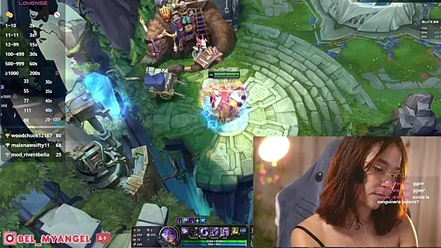 Bella-Franco webcam show