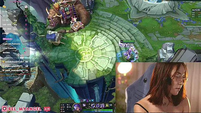 Bella-Franco webcam show