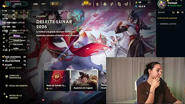 Show modela Bella-Franco na web-kameri