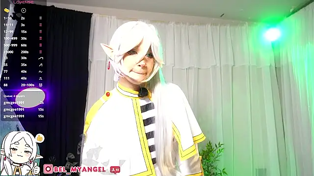 Bella-Franco Pertunjukan Webcam