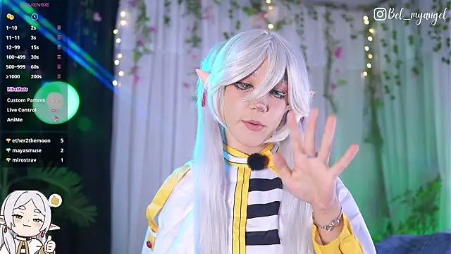 Show de Bella-Franco na webcam