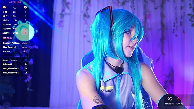 Show de Bella-Franco na webcam