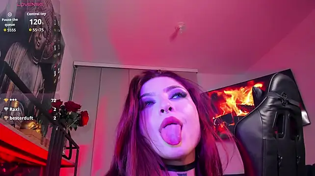 הופעת וובקאם של VictoriaRosse_