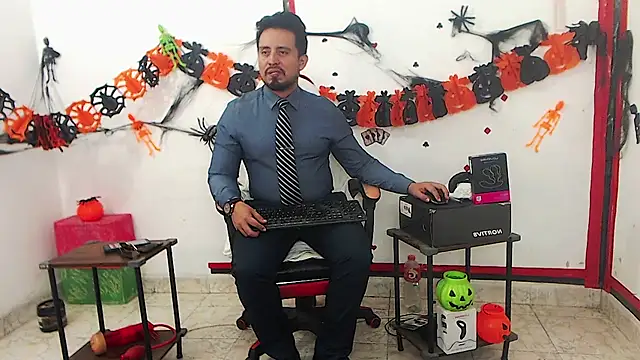 Show de KalethBigDick na webcam