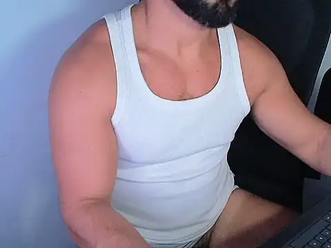 Show de abeardguyone na webcam