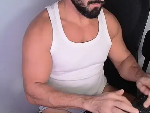 Show de abeardguyone na webcam