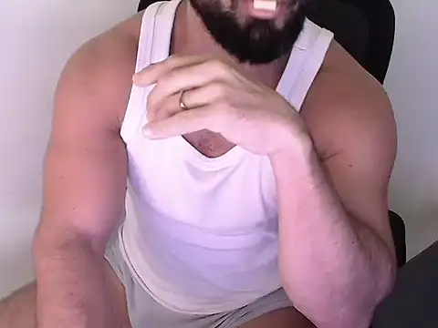 Show de abeardguyone na webcam
