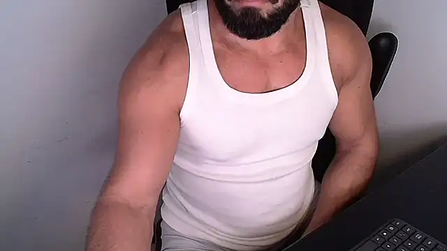 Show de abeardguyone na webcam