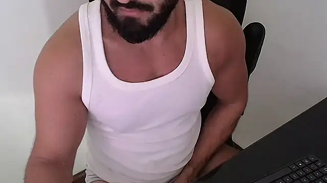 Show de abeardguyone na webcam