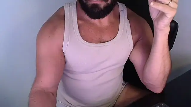 Show de abeardguyone na webcam