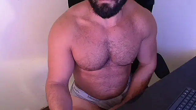 Show de abeardguyone na webcam