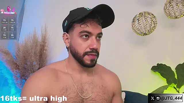 Show de JeycobxBraand na webcam