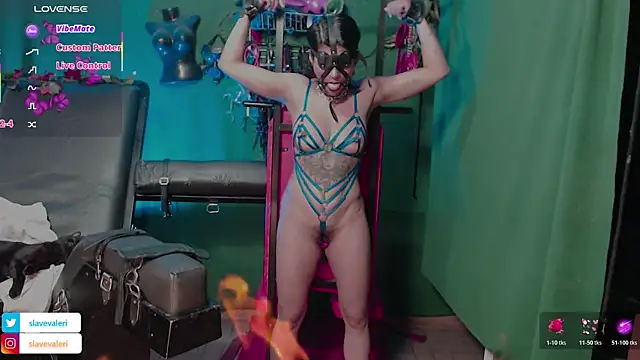 הופעת וובקאם של kenllyhot_and_valeriahell