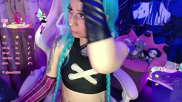 Show de GamerCarrie na webcam