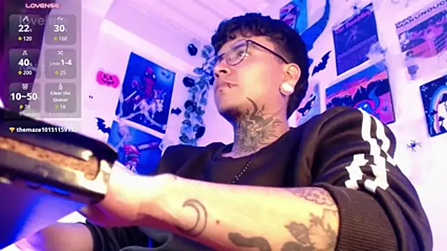 Show de dannteftm na webcam