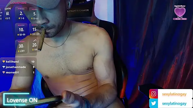 sexylatin0gayのウェブカメラショー