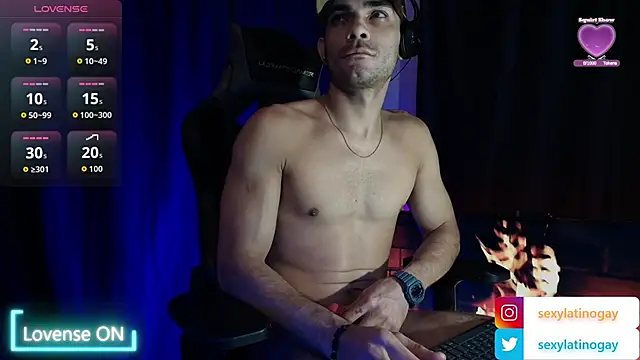 sexylatin0gay webkamerás műsora
