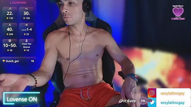 Pokazy przed kamerką – sexylatin0gay