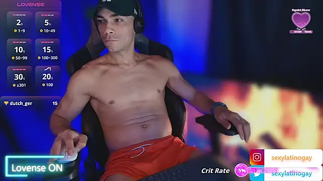 Show de sexylatin0gay na webcam