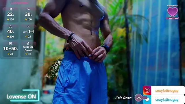 โชว์เว็บแคมของ sexylatin0gay