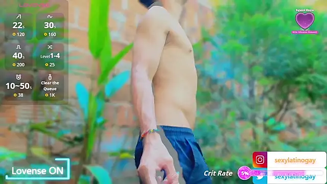 Show de sexylatin0gay na webcam