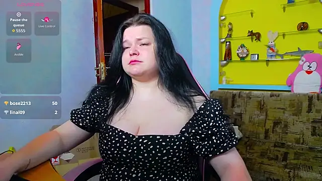 Linasexy777 élő XXX-chatje