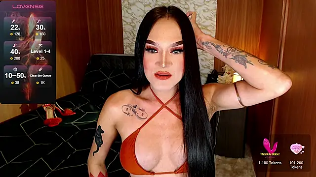 Show de UnforgetableSupira na webcam
