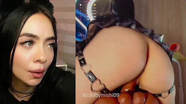 Show modela Babymishi na web-kameri