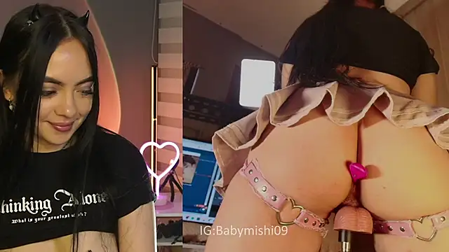 Show modela Babymishi na web-kameri