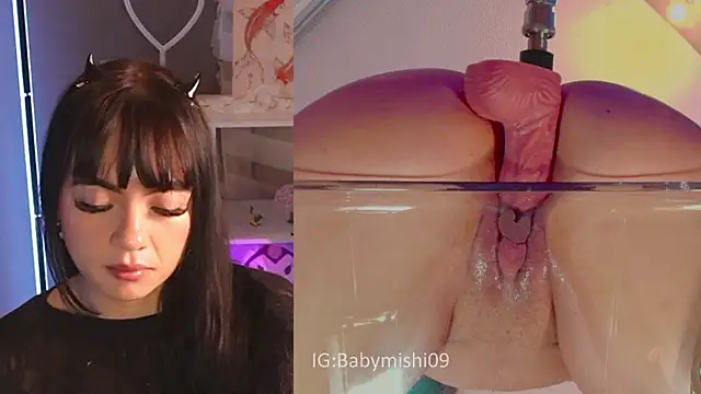 Show modela Babymishi na web-kameri
