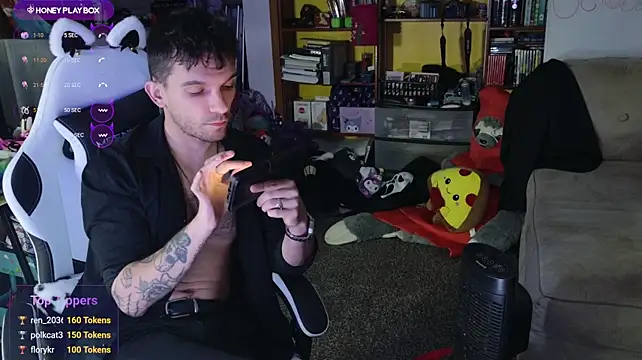 Show modela JackDesFeux na web-kameri