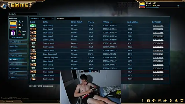 Show Webcam de Naugthy_Patrick