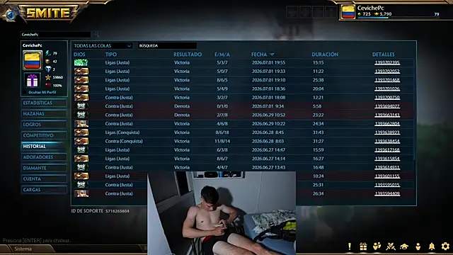 Show Webcam de Naugthy_Patrick