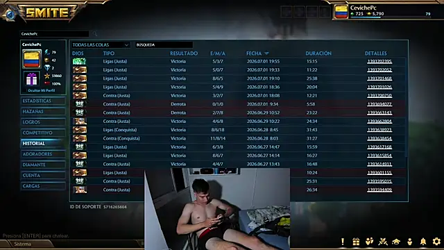 Naugthy_Patrick Pertunjukan Webcam