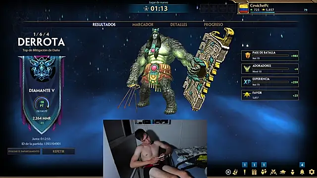 Naugthy_Patrick webkamerás műsora