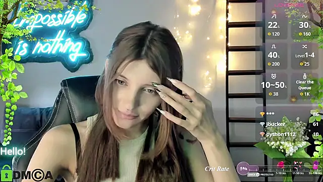 Živý XXX chat CherryBloom777