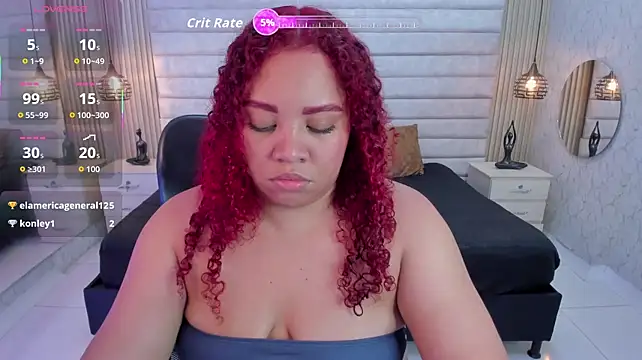 Show de AngelaCoffee na webcam