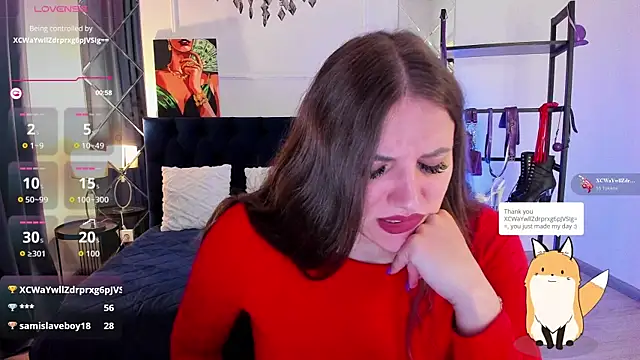 Show modela CandyKimmy na web-kameri