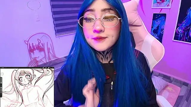 Chat +18 de Miwa_violet ao vivo