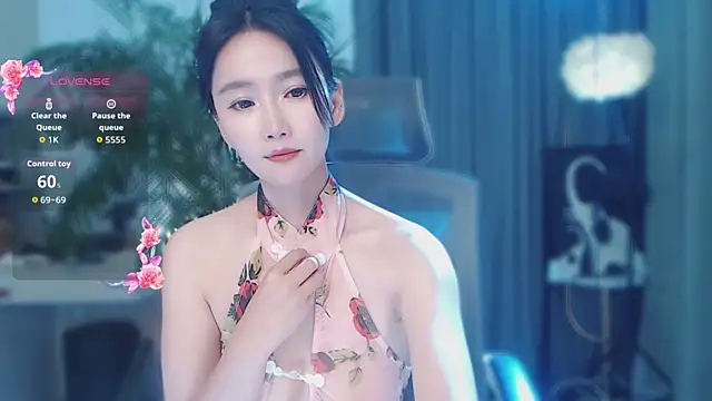 הופעת וובקאם של feifei-love