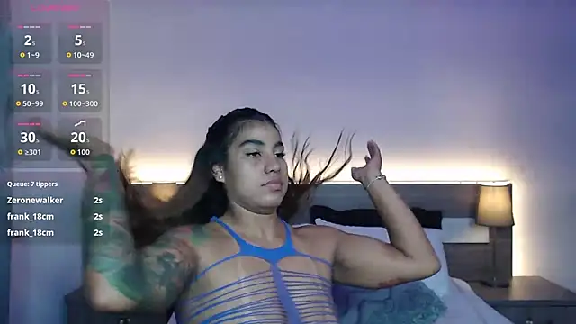 แชท XXX สดของ ZarahFoxx