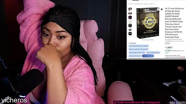 הופעת וובקאם של BriannaBrave