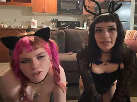 Gothbabbi Шоу с уебкамера