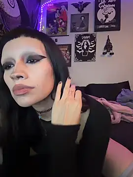 Show de Gothbabbi na webcam